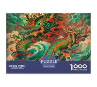 Dragon 1000-piece Jigsaw Puzzle with Poster -Fun at Home Activities, Birthday Present70x50cm/1000pcs