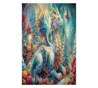 Dragon 1000 Piece Pack Classic Jigsaw Puzzle Science Fiction Couple Puzzle Partners Ultra Difficult Wall Decor Easter New Year Paperboard Material 1000 PCS