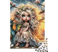 Dragon 1000 Piece Thickened Paper Dragon & Blonde Puzzle Adults Relaxation Hobby Engaging Brain Teaser Easy to Store 70x50cm/1000pcs