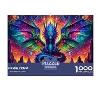 Dragon 1000 PieceJigsaw Puzzle for Adults PuzzlesEducationalDivine Dragon Game Challenging PuzzlesPuzzle Game for The Whole for Women, Gifts for Men38x26cm/1000pcs