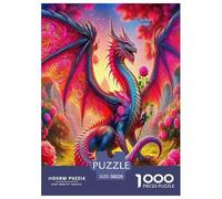 Dragon 1000 Pieces Jigsaw Puzzles with Paper Art Home Decors for Enthusiasts Fun Challenges 38x26cm/1000pcs