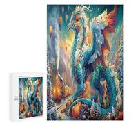 Dragon 1000Pc Jigsaw Puzzles Adults Kids Science Fiction Jigsaws Weekend Parent Child Activity After Work Stress Relief Vibrant Gift Home Decor 1000 PCS