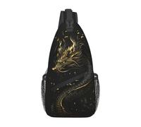 Dragon 2 Women Men Sling Bag Multiple Pockets Chest Bag Small Crossbody Bags For Running Workout Working Hiking