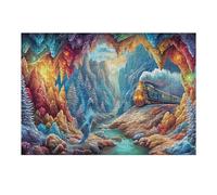 Dragon 300 Pc Classic Jigsaw Puzzle Science Fiction Puzzle for Adults Hard Challenging Hobby Home Decor Poster Eco Friendly Material 300 PCS