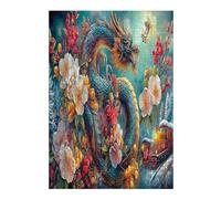 Dragon 300 Pcs Jigsaw Puzzles Science Fiction Puzzles for Adults Teens Relaxing Fun Family Game Team Building Stress Reducing Autumn Durable Cardboard 300 PCS