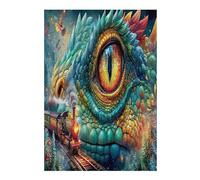 Dragon 300 Piece Jigsaw Puzzle for Adults Science Fiction Meditation Aid Mindful Practice Detailed Design for Yoga Enthusiasts 300 PCS