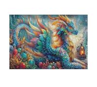 Dragon 300 Piece Jigsaw Puzzle for Adults Science Fiction Morning Coffee Companion Mindful Start Beautiful Artwork Ideal Birthday Present 300 PCS