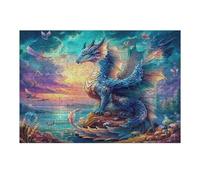 Dragon 300 Piece Jigsaw Puzzle for Adults Science Fiction Rainy Day Activity Mindful Relaxation Precision Cut Pieces Unique Gift Wall Art Decor 300 PCS