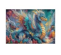 Dragon 300 Piece Jigsaw Puzzle for Adults Science Fiction Rainy Day Activity Mindful Relaxation Precision Cut Pieces Unique Gift Wall Art Decor 300 PCS
