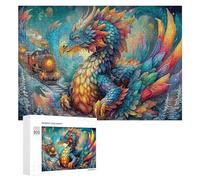 Dragon 300 Piece Jigsaw Puzzles Adults Children Science Fiction Jigsaws After-Gym Relaxation Brainteaser Puzzle Fitness Lovers Stress Buster 300 PCS