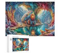 Dragon 300Pc Jigsaw Puzzles Adults Kids Science Fiction Jigsaws Weekend Parent Child Activity After Work Stress Relief Vibrant Gift Home Decor 300 PCS