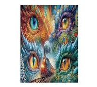 Dragon 500 Pc Classic Jigsaw Puzzle Science Fiction Puzzle for Adults Hard Challenging Hobby Home Decor Poster Sturdy Creativity & Gift Giving 500 PCS