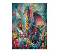 Dragon 500 Pcs Jigsaw Puzzle Bundle Science Fiction Family Puzzle Lovers Fun Family Game Mindful Activity Spring Cardboard 500 PCS
