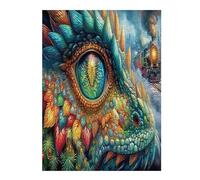 Dragon 500 Piece Jigsaw Puzzle for Adults Science Fiction Jigsaw After School Activity for Teens Stress Buster Whimsical Gift Idea Stylish Home Decor 500 PCS