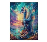 Dragon 500 Piece Jigsaw Puzzle for Adults Science Fiction Meditation Aid Mindful Practice Detailed Design for Yoga Enthusiasts 500 PCS