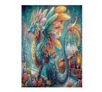 Dragon 500 Piece Jigsaw Puzzle for Adults Science Fiction Vacation Souvenir Memory Keepsake No Dust Pieces Great Gift for Travelers 500 PCS