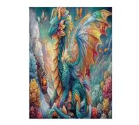 Dragon 500 Piece Jigsaw Puzzle Pack Science Fiction Teens Beginners Cognitive Development Puzzle Fans Group Play Anniversary Recycled Cardboard 500 PCS