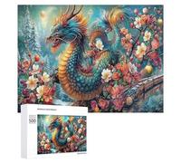 Dragon 500 Piece Jigsaw Puzzles Adults Children Science Fiction Jigsaws After-Work Leisure Brainteasing Puzzle Colleagues Stress Buster 500 PCS