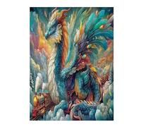 Dragon 500 Piece Premium Jigsaw Puzzle Science Fiction Adult Jigsaws Brain Training Hobby Home Decor Winter Gift Unique Shaped Creativity & Gift Giving 500 PCS