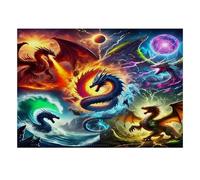 Dragon 500 Pieces Mini Jigsaw Puzzle for Adults