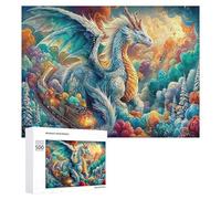 Dragon 500Pc Jigsaw Puzzles Adults Kids Science Fiction Jigsaws Weekend Parent Child Activity After Work Stress Relief Vibrant Gift Home Decor 500 PCS