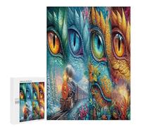 Dragon 500Pc Jigsaw Puzzles Suitable All Ages Science Fiction Jigsaws Thoughtful Family Activity Colourful Design Home Decor 500 PCS