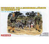 Dragon 6077 - 1:35 German Paratroopers with Donkeys - New