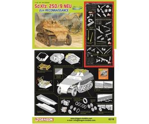 Dragon 6316 - 1:35 Sd.Kfz.250/9 NEW 2cm Reconnaissance