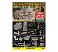 Dragon 6442 - 1/35 Sd.Kfz.251/6 Ausf.C Command Vehicle - New