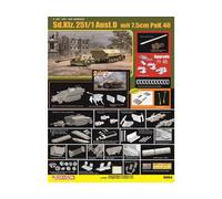 Dragon 6664 - 1/35 Sd.Kfz.251/1 Ausf.D With 7.5cm PaK 40 - New
