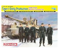 DRAGON 6730 Tiger-1 Early Prod Pz.Kpfw.VI Ausf.E Wittmann's 1:35 Smart Model Kit