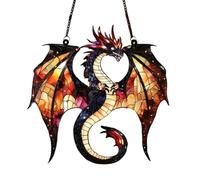 Dragon - Acrylic Dragon Ornaments Pendant | Spotted Dragon Ornament for Christmas Tree | Fantasy Lovers Collection | Christmas Dragon Accessories | Exquisite Decoration for Living Room