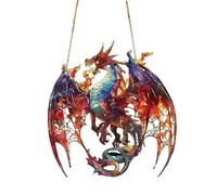 Dragon - Acrylic Dragon Ornaments Pendant | Spotted Dragon Ornament for Christmas Tree | Fantasy Lovers Collection | Christmas Dragon Accessories | Exquisite Decoration for Living Room