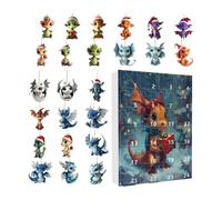 Dragon - Acrylic Kit, Christmas Tree Decoration, Festive Display Set, Collectible Gift Item | Acrylic Dragon Calendar P