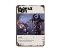 Dragon Age Origins (2009) Video Game Poster Retro Poster Metal Tin Sign Chic Art Retro Iron Painting Bar People Cave Cafe Family Garage Poster Wall Decoration 8x12inch(20x30cm)