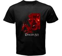 Dragon Age Origins Famous Video Game Men's t-Shirt T-Shirt Graphic Unisex Tee Shirt Black