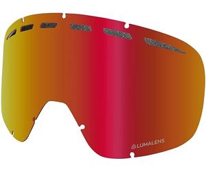 Dragon Alliance D1 Replacement Lens, Red Ionized