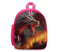 Dragon And Human War Cute Backpack Small Daily Daypack Travel Shoulder Bag with Adjustable Strap Funny Graphic
