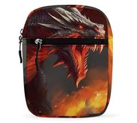 Dragon And Human War Small Crossbody Bag for Men Women