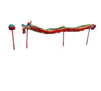 Dragon and Lion Dance Performance Props, Various Festival and New Year Group Performances and Parades(Blue,33ft)