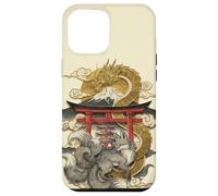 Dragon and Nine Tailed Fox Japanese Mythology Art Print Case for iPhone 12 Pro Max