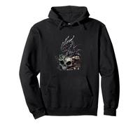 Dragon and Skull Pullover Hoodie