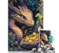 Dragon And Sparrow Puzzles 1000 Pieces for Teenagers,Help The Brain Exercise Addictive Toys to Cultivate Patience Parent-child Interaction (75x50cm)