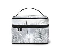 Dragon And Tiger Cosmetic Bag Makeup Bag Large Travel Makeup Organizer Case, Excellent Capacity, Water-Resistant, Suitable For Women Families Couples Or Long-Term Travel., Winter Old Cable Ski Lift