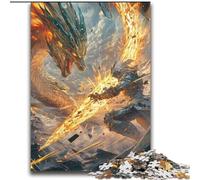 Dragon And Warrior 2000 Pieces Jigsaw Puzzles for Adults And Teens, Challenging Game for Is Ideal As A Gift for The Whole Family (70x100cm)