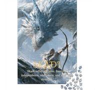 Dragon Archer Winter Jigsaw Puzzle, 1000 Pcs For Adults