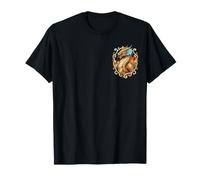 Dragon Armored Fire Funny Fantasy Warrior Mythical Pocket T-Shirt