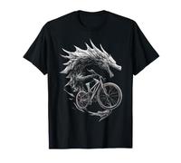 Dragon Art Bicycle Design T-Shirt