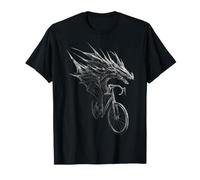 Dragon Art Bicycle Graphic T-Shirt