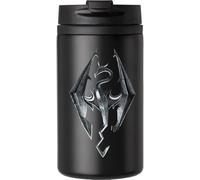 Dragon Art Coffee Cup Travel Mug for Hot & Cold Drinks Double Walled Thermal Mug with Leakproof Lid Black